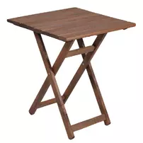 Set de gradina din lemn masiv de nuc Pakoworld Retto 3 piese crem