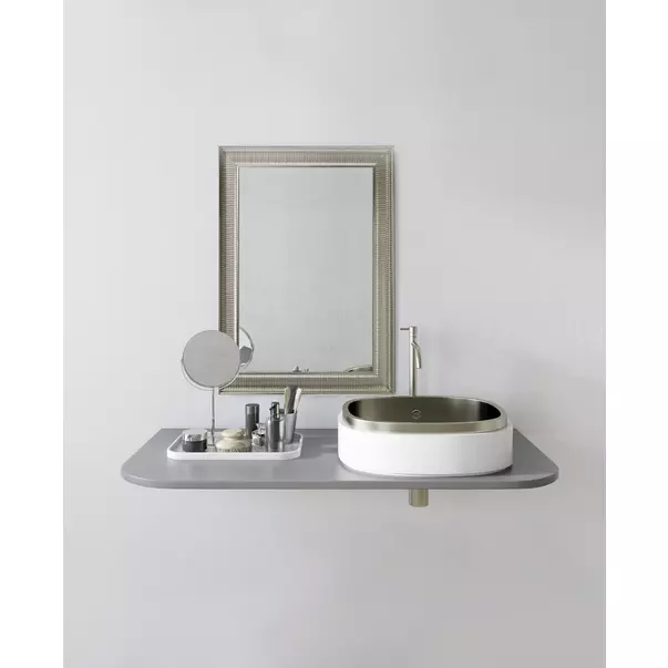 Oglinda Ars Longa Arezzo argintiu 67x117 picture - 3