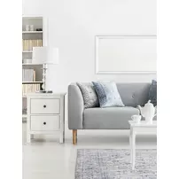 Oglinda Ars Longa Roma alb 73x133 picture - 2