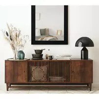Oglinda Ars Longa Tokyo negru 73x183 picture - 2