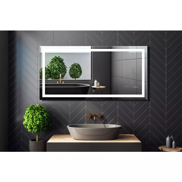 Oglinda cu iluminare Led Venti Willa 120x60x2,5 cm picture - 6