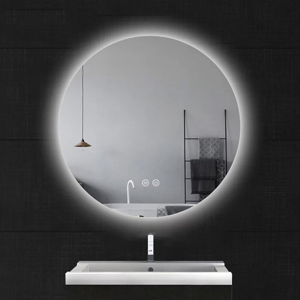 Oglinda cu iluminare si dezaburire Fluminia Calatrava Ambient 60 cm Ambient