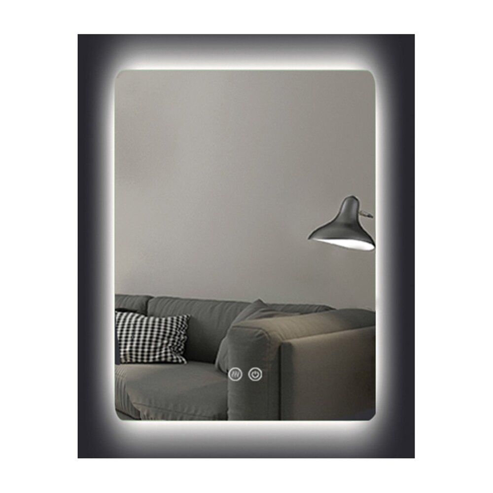 Oglinda cu iluminare si dezaburire Fluminia Morris Ambient 60 cm Ambient imagine noua 2022