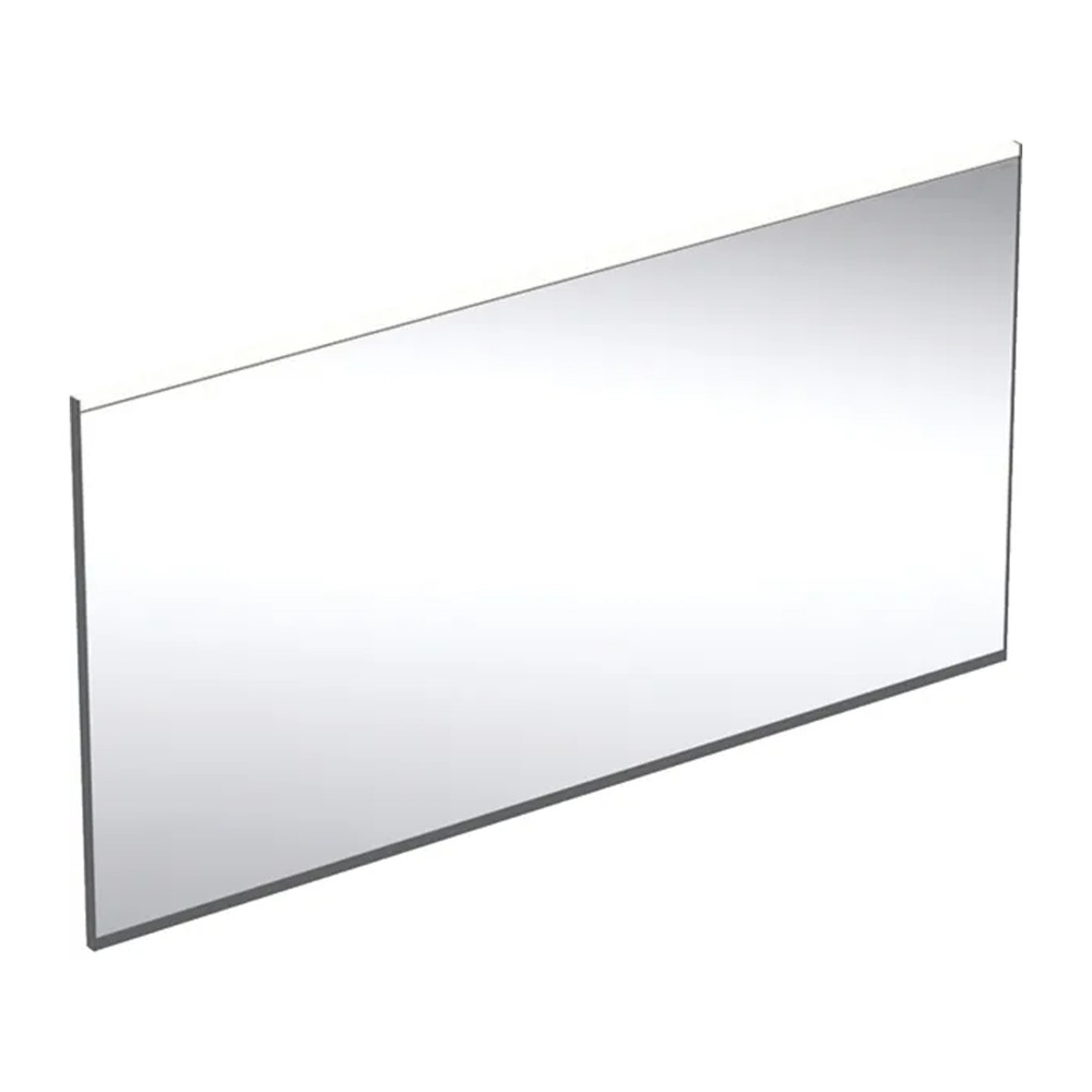Oglinda cu iluminare si dezaburire Geberit Option Plus Square 135 cm negru – aluminiu eloxat 135