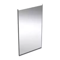 Oglinda cu iluminare si dezaburire Geberit Option Plus Square 40 cm negru - aluminiu eloxat picture - 1