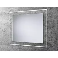 Oglinda dreptunghiulara LED Dubiel Vitrum Lumineo Alfa 80x90 cm picture - 2