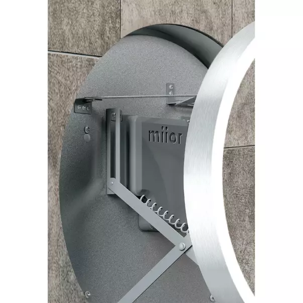 Oglinda extensibila cu iluminare LED Miior Moon rama aluminiu mat 60 cm picture - 6
