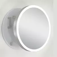 Oglinda extensibila cu iluminare LED Miior Moon rama auriu periat 60 cm picture - 5