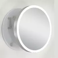 Oglinda extensibila cu iluminare LED Miior Moon rama auriu periat 70 cm picture - 5