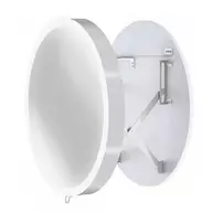 Oglinda extensibila cu iluminare LED Miior Moon rama auriu periat 70 cm picture - 9