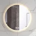 Oglinda rotunda Fluminia Miro R60 cu iluminare LED si dezaburire - 1