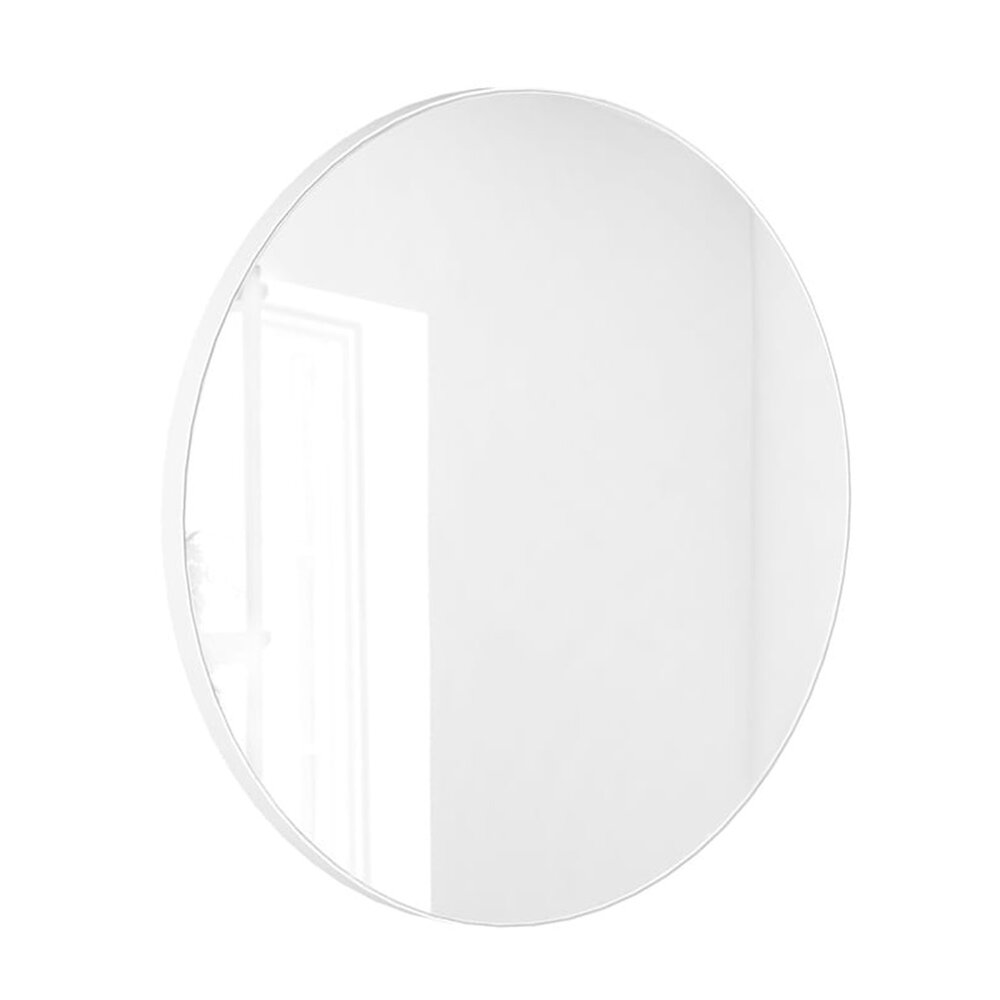 Oglinda rotunda Massi Valo Slim lucrata manual 60 cm alb Alb imagine noua 2022