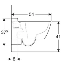 Pachet rezervor incastrat Geberit Duofix Sigma UP320 și vas wc suspendat Geberit Xeno2 rimfree cu spalare verticala alb si capac wc softclose picture - 7