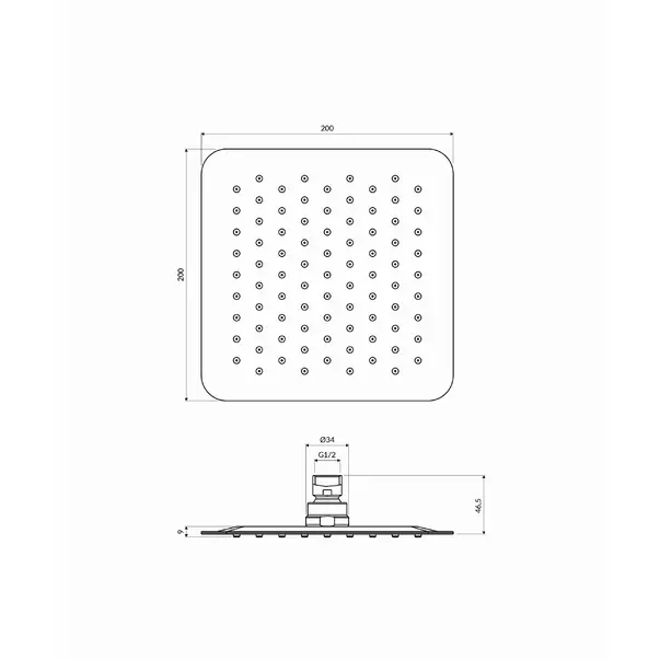 Palarie de dus Omnires Ultra Slimline picture - 2