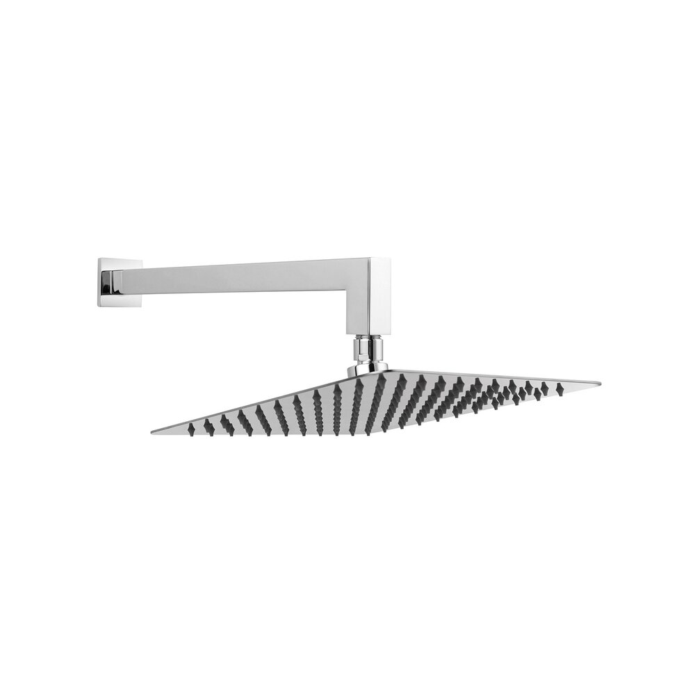 Palarie si brat de dus Ferro Slimline 250×250 mm crom lucios 250x250