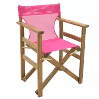 Panza perforata Pakoworld pentru scaune tip director roz picture - 3