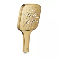 Para de dus Grohe Rainshower SmartActive 130 Cube 3 functii auriu periat Cool Sunrise