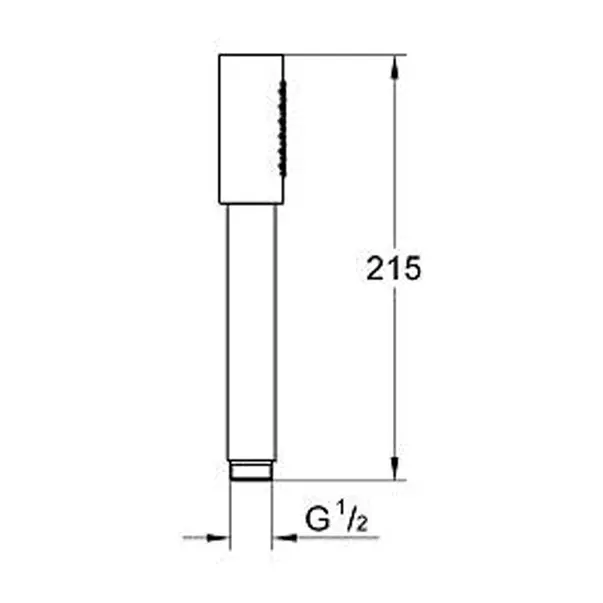Para de dus Grohe Sena crom periat Supersteel 1 tip de jet picture - 2