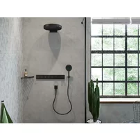 Para de dus Hansgrohe Rainfinity 130 negru mat 3 tipuri de jet picture - 5