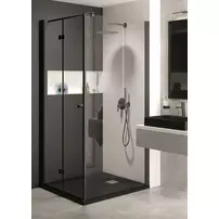 Paravan de dus Deante Kerria Plus negru mat 100x200 cm picture - 3