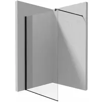 Paravan de dus Deante Kerria Plus negru mat 120x200 cm