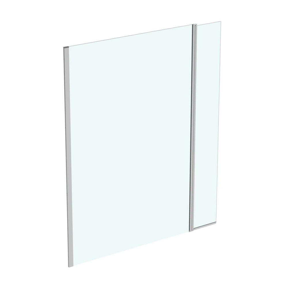 Paravan de dus tip Walk-in Ideal Standard i.life cu parte pivotanta 170×200 cm profil argintiu Ideal Standard
