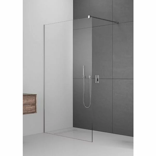 Paravan de dus tip Walk-in Radaway Modo New II crom-transparent 100 cm sticla securizata 8 mm picture - 2
