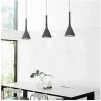 Pendul alb Flat A abajur geometric stil modern Rea Flat White picture - 2