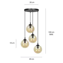 Pendul Emibig Cosmo 4 Premium negru/maro picture - 5
