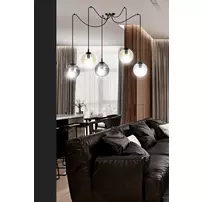Pendul Emibig Gigi 5 negru/transparent/grafit