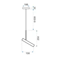 Pendul Rea APP608-1C finisaj negru mat picture - 6