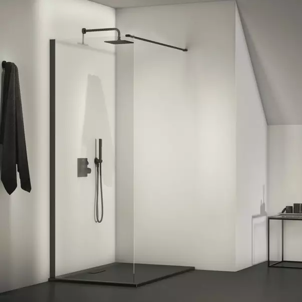 Perete lateral 90 cm negru mat Ideal Standard Connect 2 picture - 3