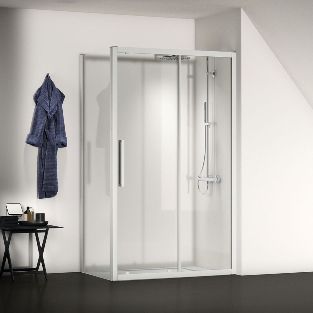 Perete lateral Ideal Standard i.life 105 cm sticla 8 mm argintiu Ideal Standard