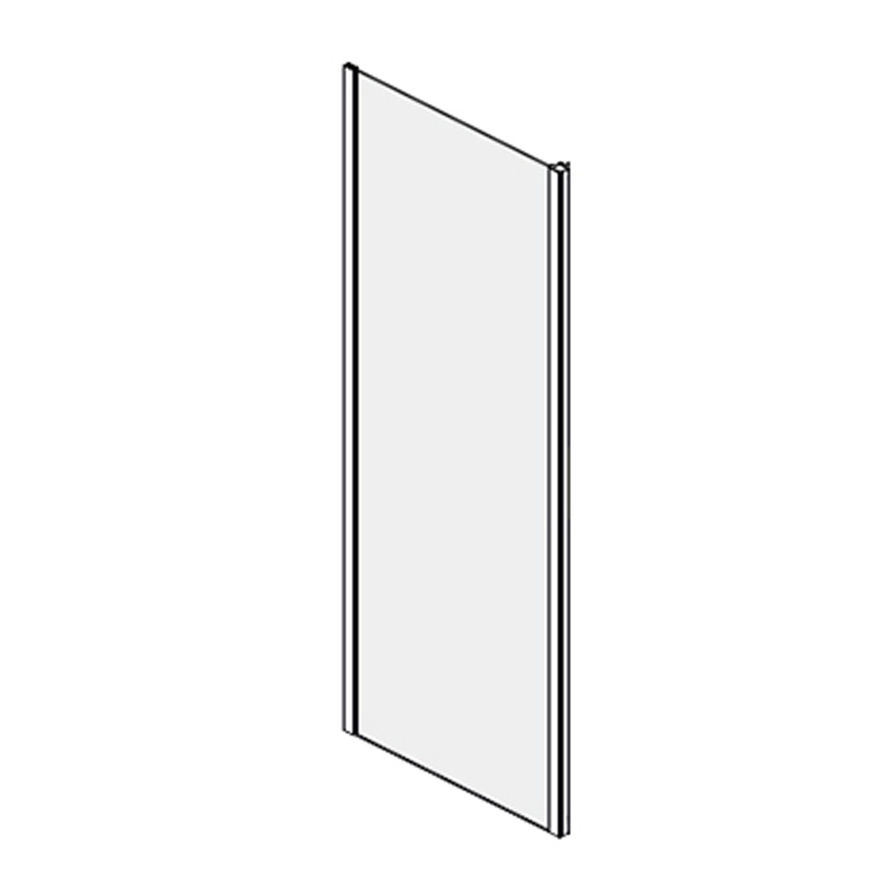 Perete lateral Mediterraneo Anda 90 cm sticla 6 mm crom Anda imagine 2022