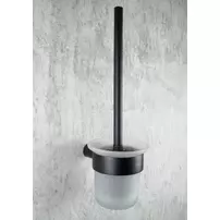 Perie WC Deante Round negru mat cu montare pe perete picture - 2