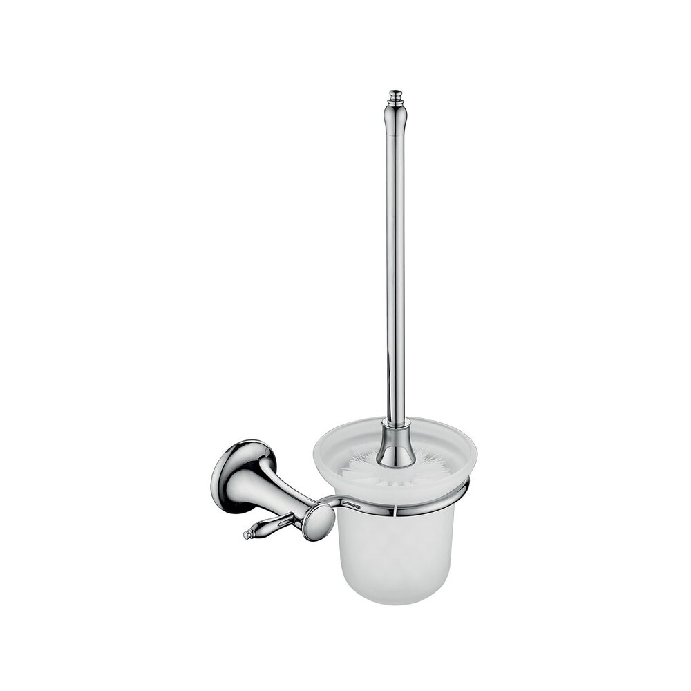 Perie WC Ferro Retro alb – crom Accesorii
