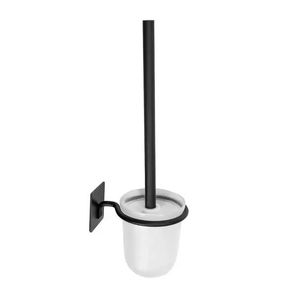 Perie WC Rea 322195A design rotund finisaj negru mat picture - 5