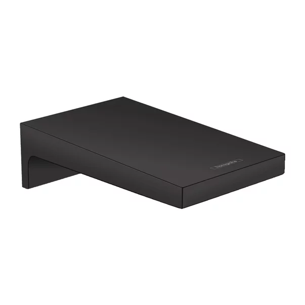 Pipa cada Hansgrohe Metropol negru mat 185 mm