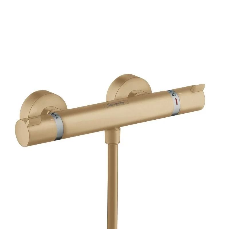 Baterie dus termostatata Hansgrohe Ecostat Comfort bronz periat