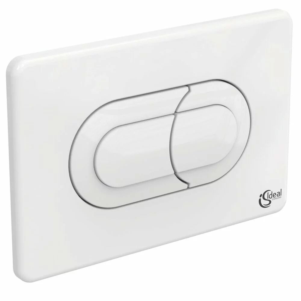 Clapeta de actionare dubla comanda Ideal Standard Solea P1 alb actionare pneumatica