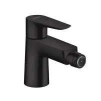 Baterie bideu Hansgrohe Talis E cu ventil Pop-Up negru mat