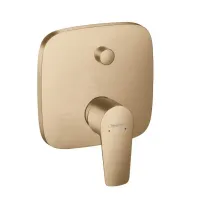 Baterie cada - dus incastrata Hansgrohe Talis E monocomanda bronz periat