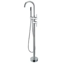 Baterie freestanding cada Rea Ortis crom lucios