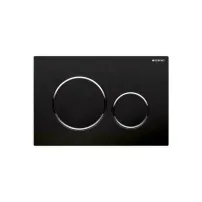 Clapeta de actionare Geberit Sigma20 negru/crom lucios