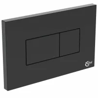Clapeta de actionare dubla comanda Ideal Standard Solea P2 negru mat actionare pneumatica