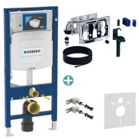 Pachet Geberit rezervor incastrat Duofix Sigma cu Kit Geberit DuoFresh cu declansare manuala cromat lucios