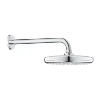 Palarie de dus rotunda Grohe New Tempesta 210 cu brat de dus crom