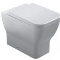 Vas WC pe pardoseala Gala Emma Square BTW pentru rezervor ingropat alb lucios