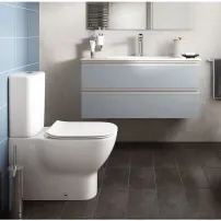 Vas wc pe pardoseala Ideal Standard Tesi alb mat