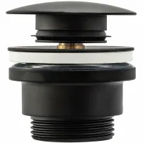 Ventil lavoar Click-Clack universal negru mat Rea